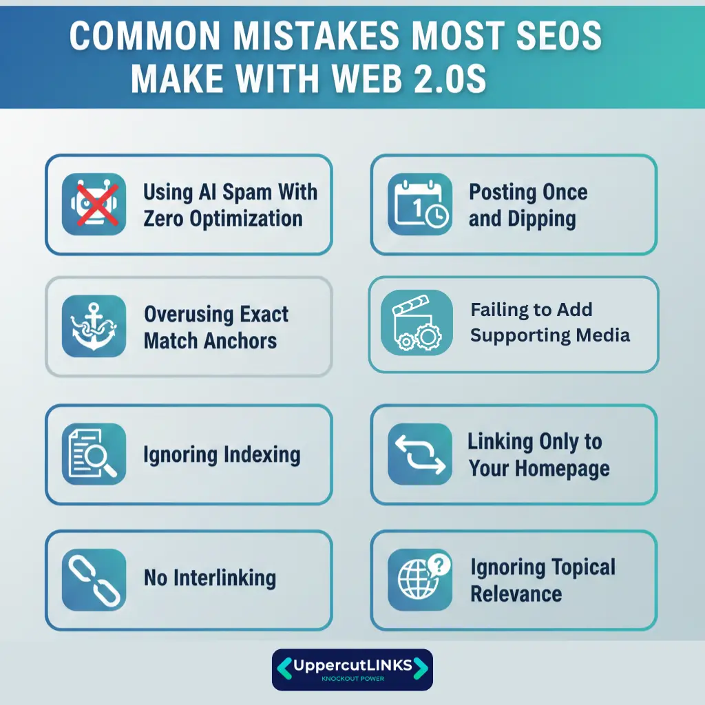 Common Mistakes Most SEOs Make With Web 2.0s